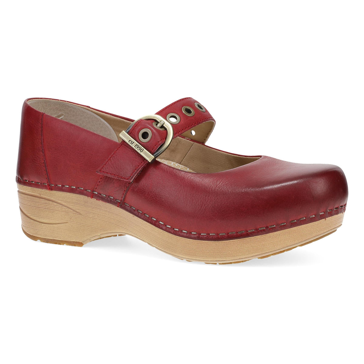Dansko XP 2.0 Mary Jane Red Leather