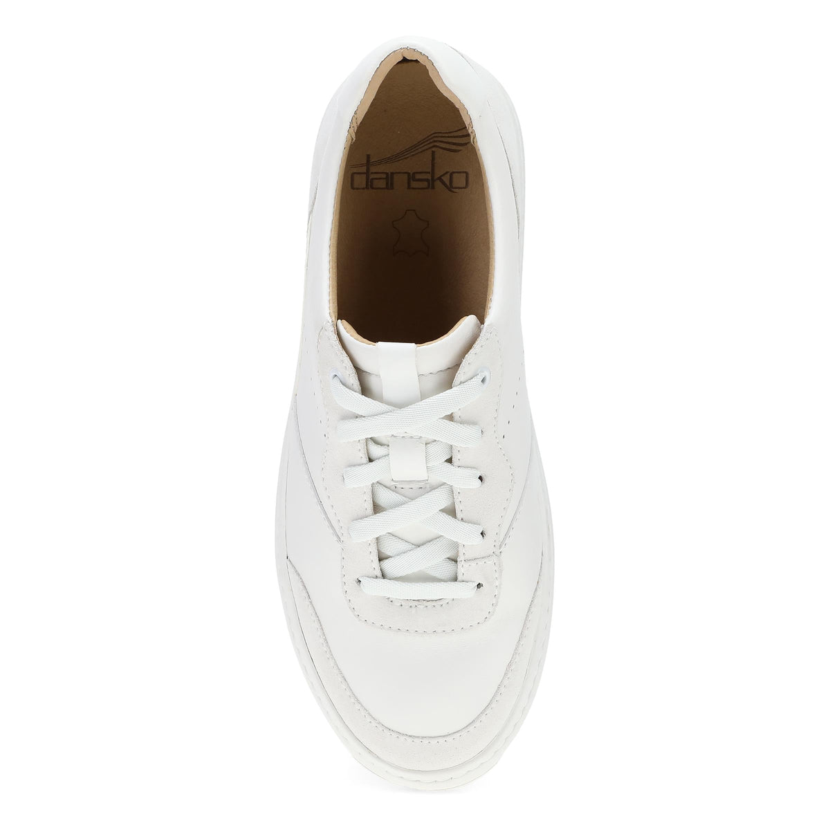 Dansko Josey White Nappa