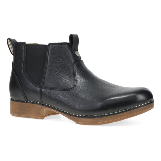 Dansko Michele Black Waxy Milled