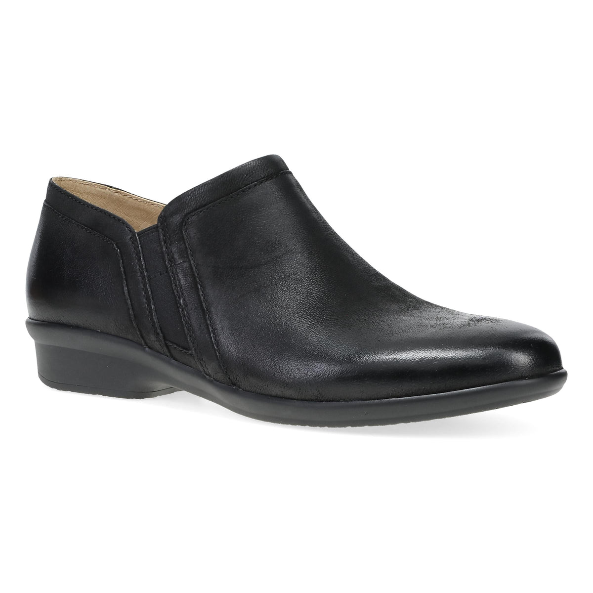 Dansko Cheryl Wide Black Burnished Nubuck