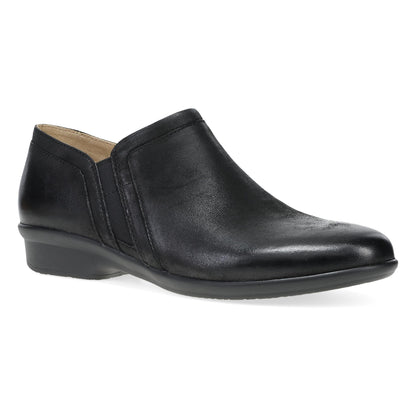 Dansko Cheryl Wide Black Burnished Nubuck