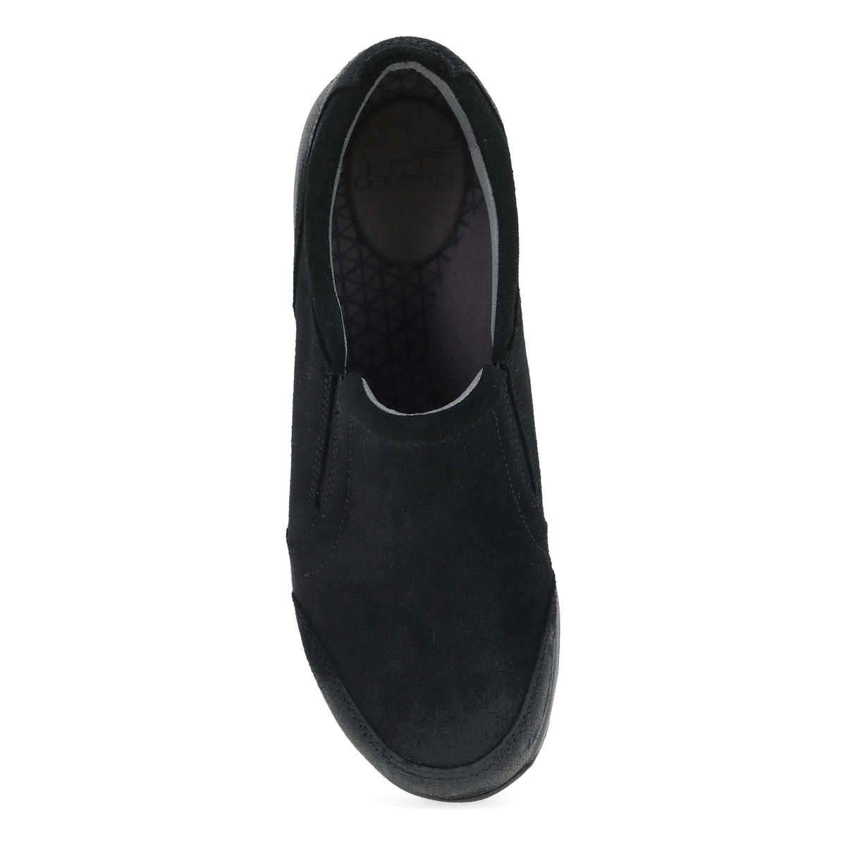 Dansko Pippy Black Waterproof Burnished Suede
