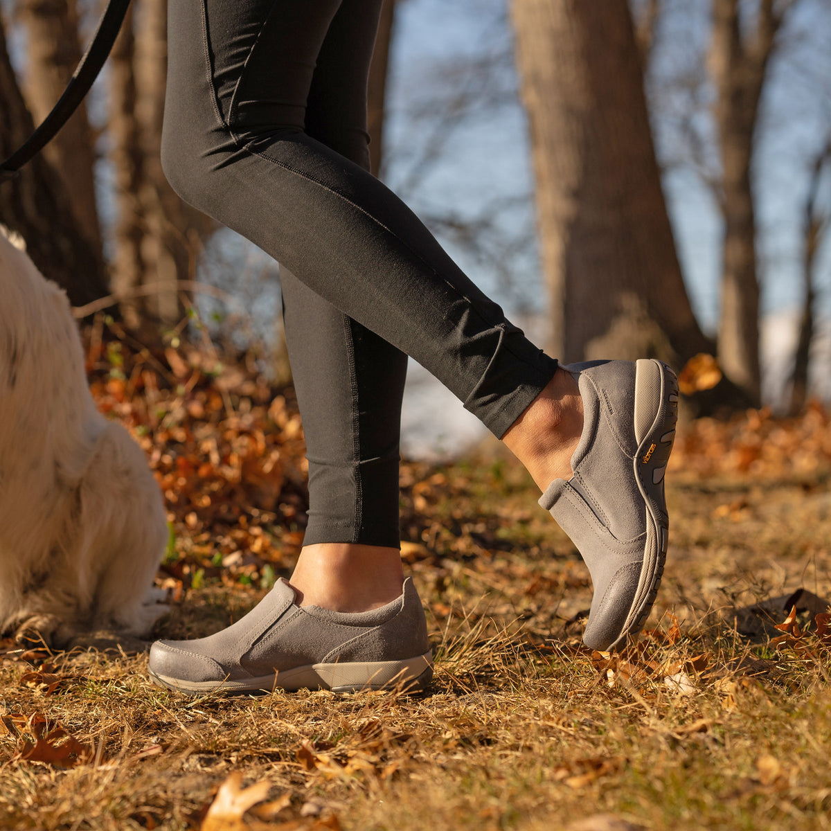 Dansko Pippy Grey Waterproof Burnished Suede
