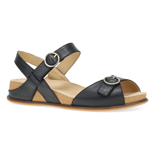 Dansko Candace Black Burnished Nappa