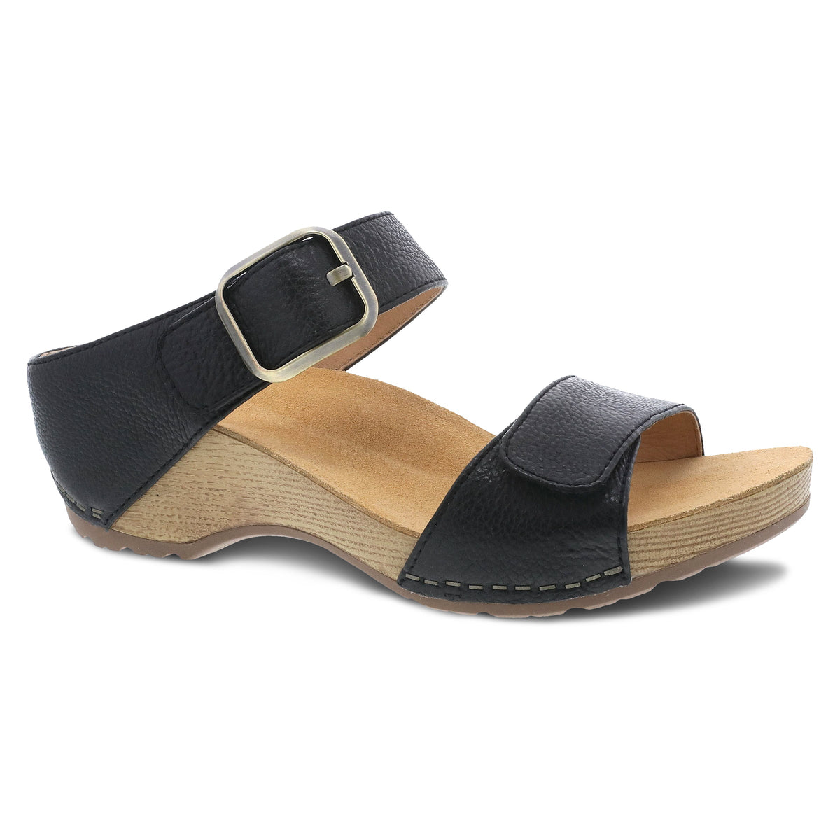 Dansko Tanya Black Milled Burnished