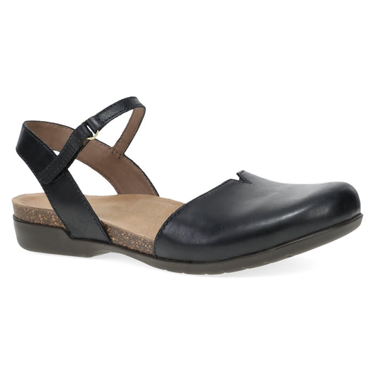Dansko Rowan Black Waxy Burnished
