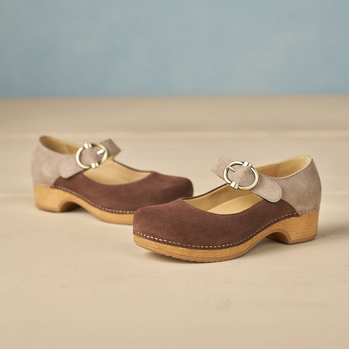 Dansko Bonny Mary Jane Chocolate/Taupe