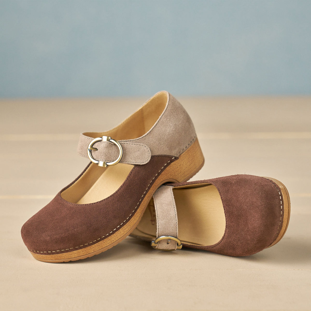 Dansko Bonny Mary Jane Chocolate/Taupe