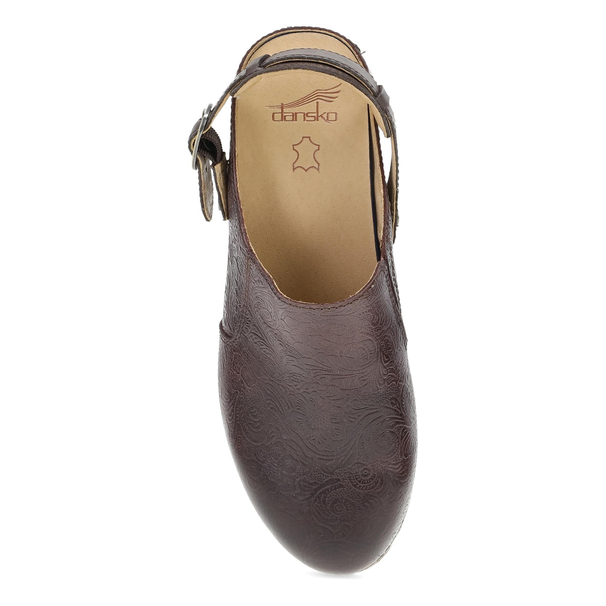 Dansko Millie Chocolate Tooled