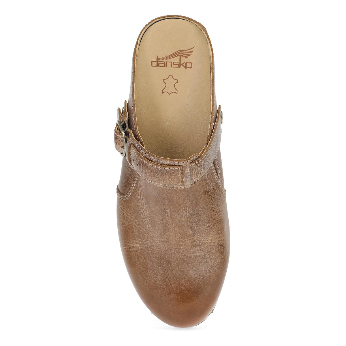 Dansko Millie Tan Waxy Brush Off