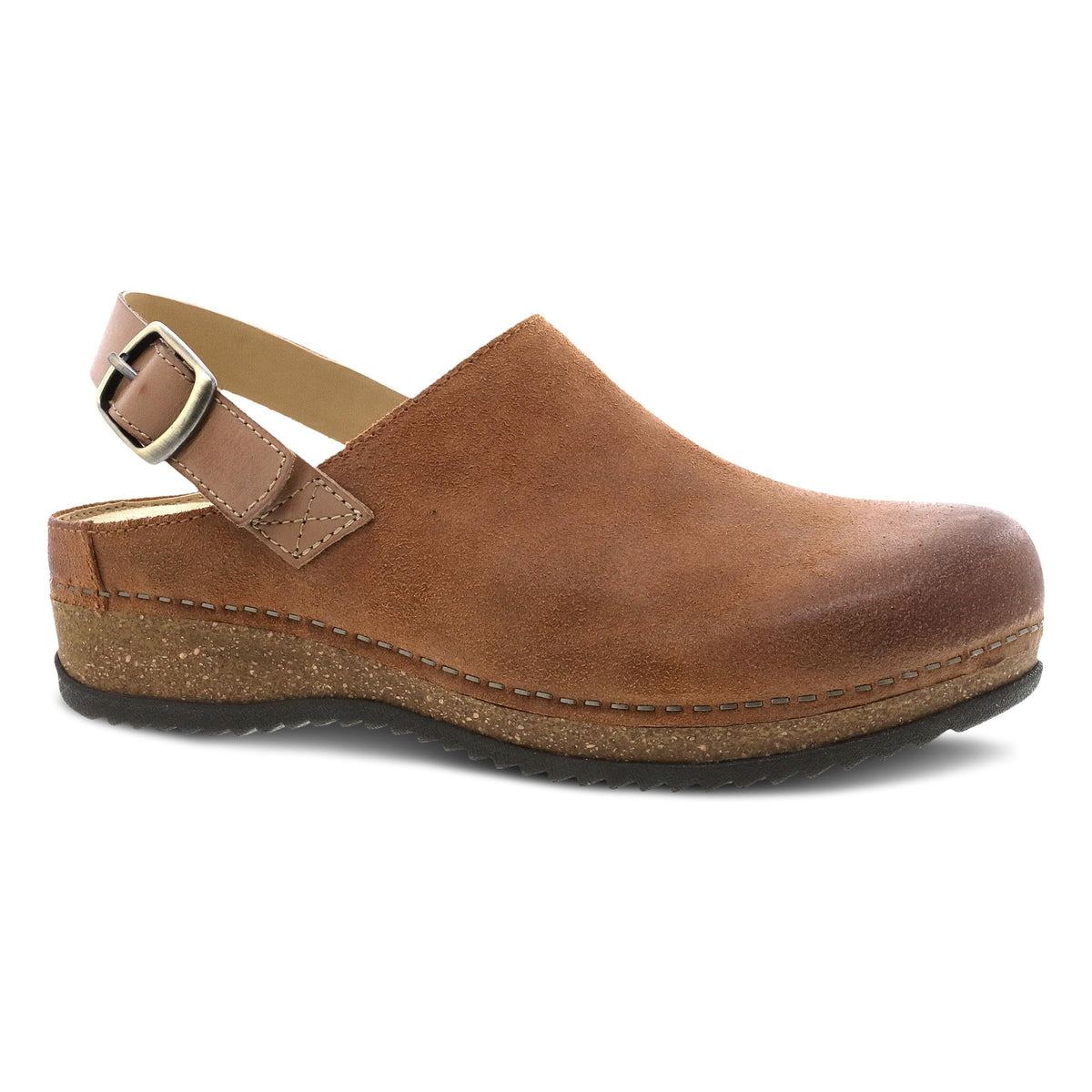 Dansko Merrin Tan Burnished Suede