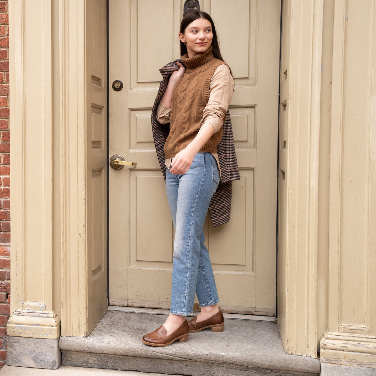 Dansko Danica Tan Waterproof Burnished