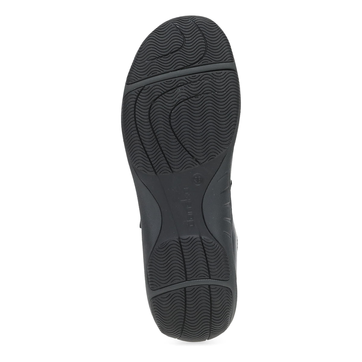 Dansko Stacy Wide Black Waxy Burnished