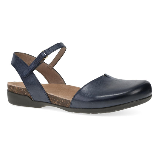 Dansko Rowan Navy Waxy Burnished