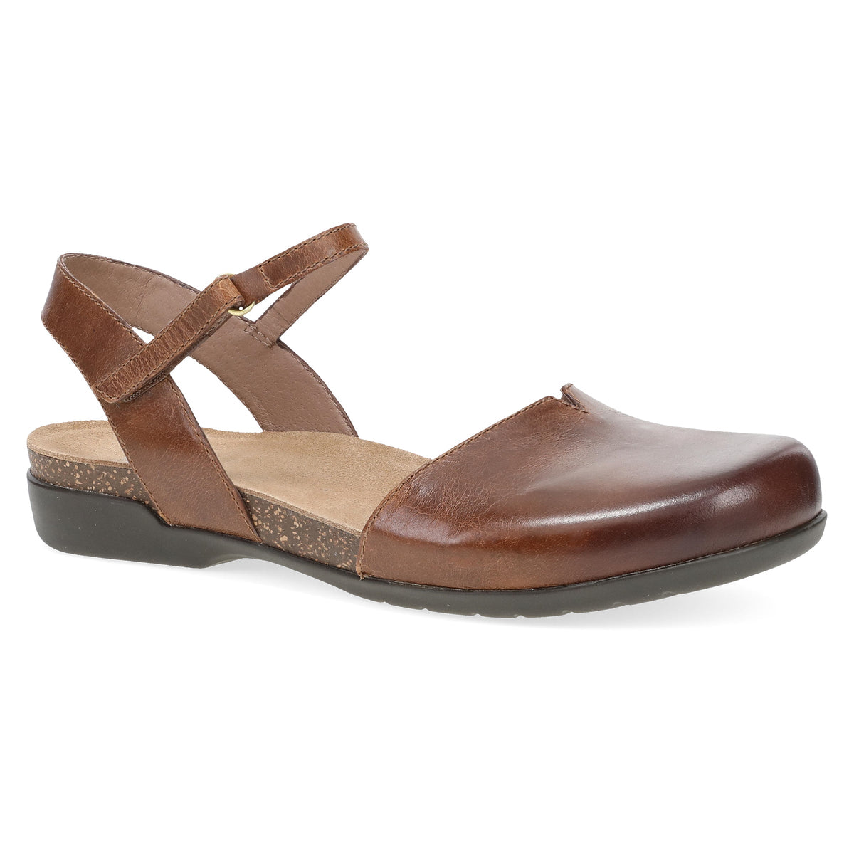 Dansko Rowan Tan Waxy Burnished