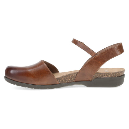Dansko Rowan Tan Waxy Burnished