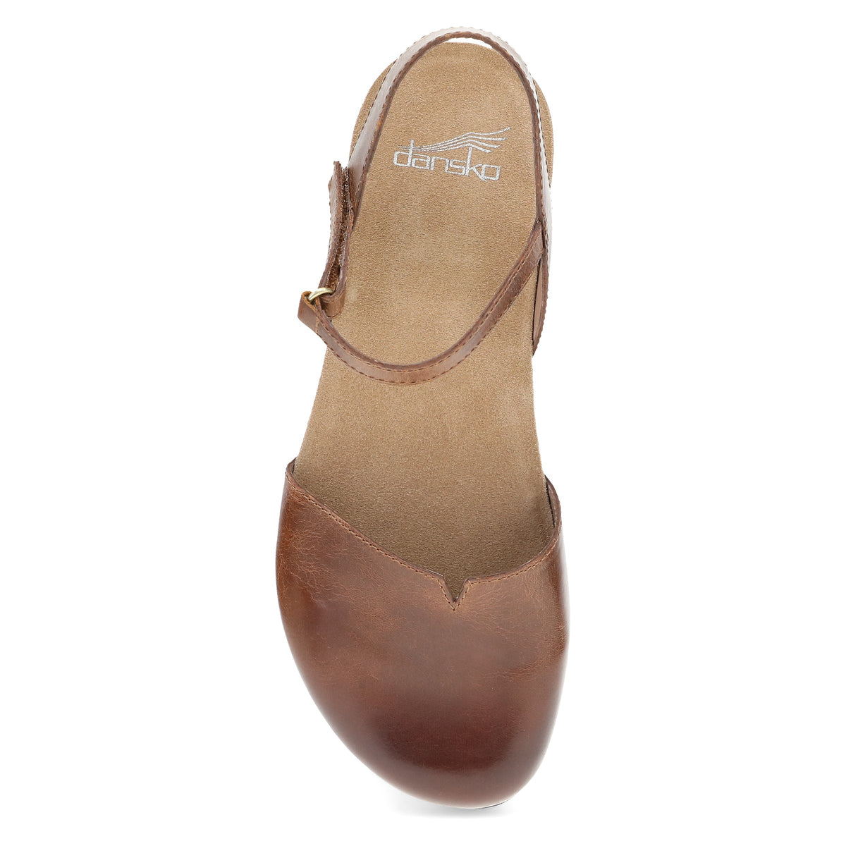 Dansko Rowan Tan Waxy Burnished