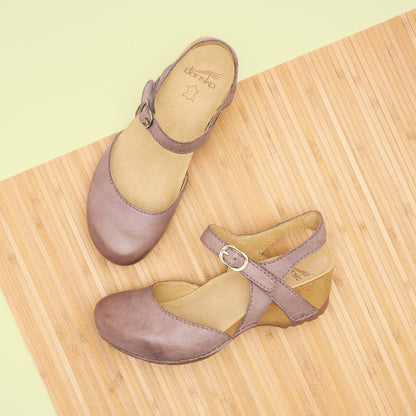 Dansko Tiffani Dusty Lilac Leather